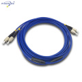 FC/UPC-FC/UPC Armored Fiber Optic Cable st-mtrj, simplex fiber ,G652D,PVC jacket,3mm diameter